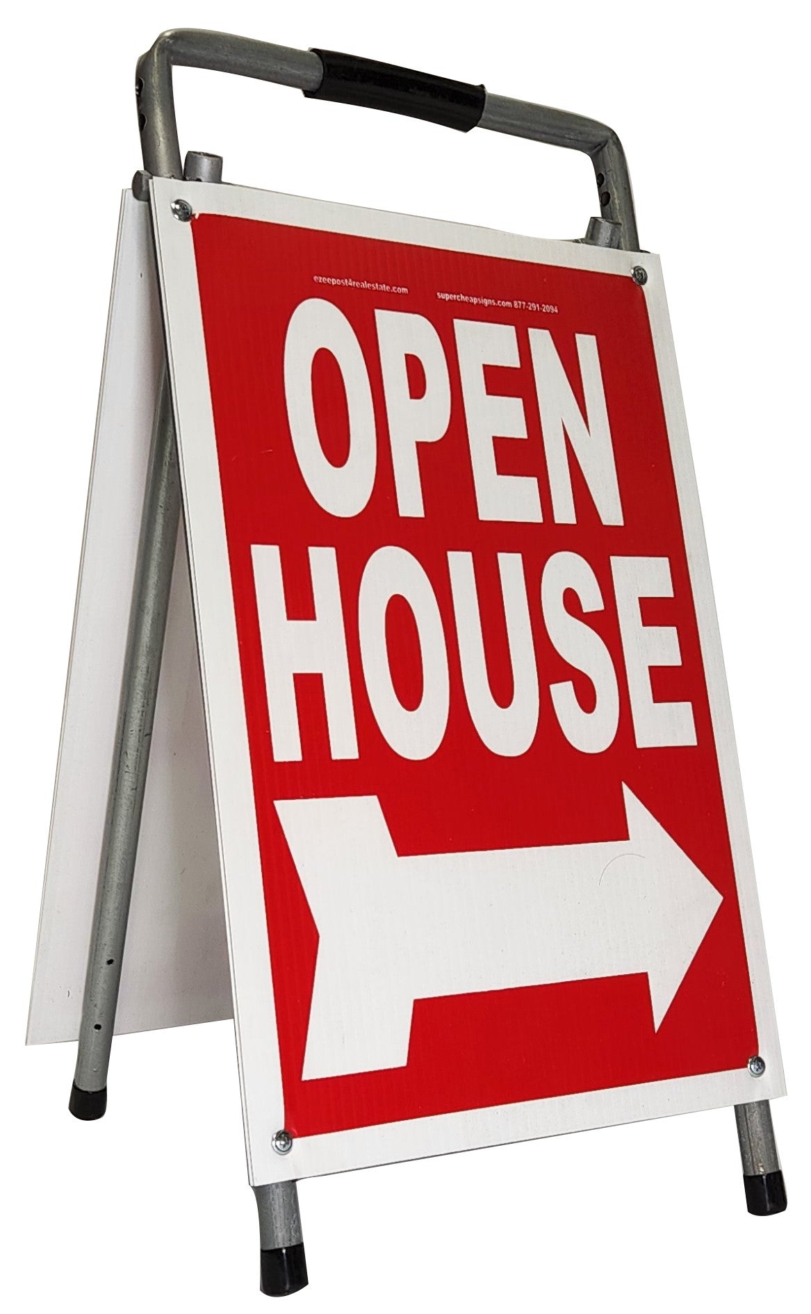 Open House Sign A-Frame - 5 Pack - MOD - Red