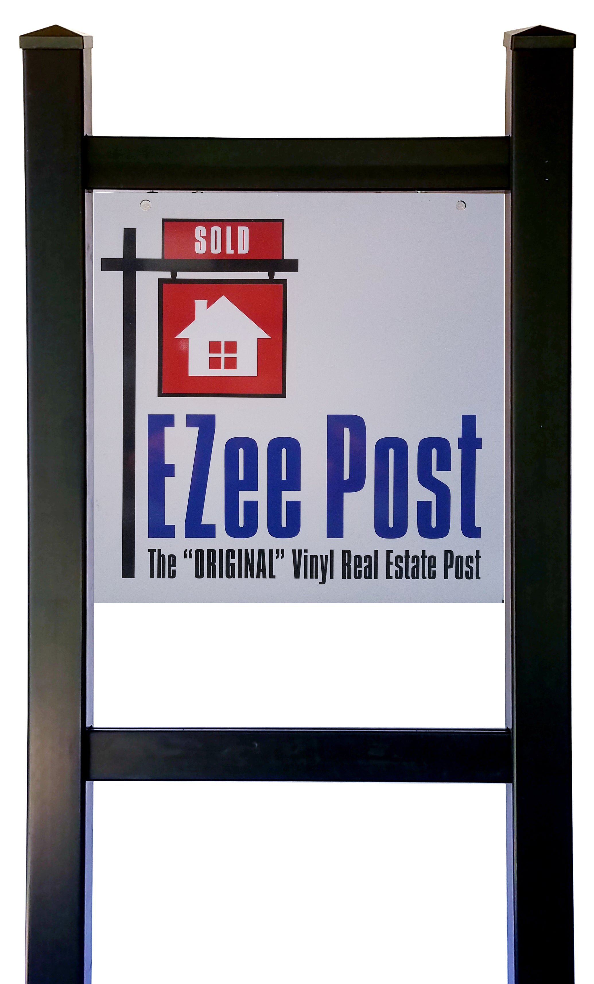Double Eagle Real Estate Yard Sign Post - Black – EZeePost
