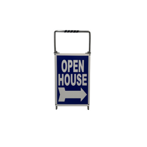 Open House Sign Metal A Frame Kit - 5 Pack - Mini- Blue