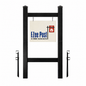 Double 2-Piece Real Estate Sign Post - Black - EZee Post