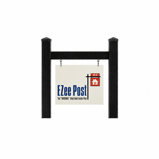 Scottsdale Real Estate Sign Post - Black - EZee Post