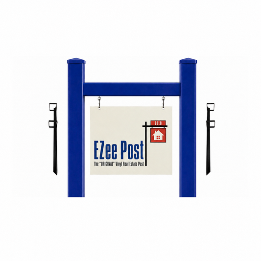 Scottsdale Real Estate Sign Post - Blue - EZee Post