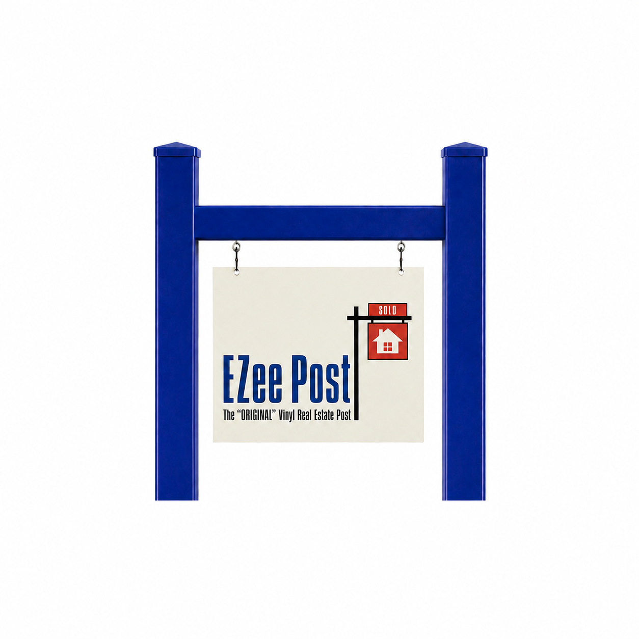 Real Estate Sign Post - Scottsdale Yard Sign with Riders - Blue – EZeePost