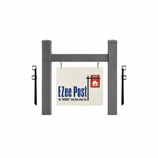 Scottsdale Real Estate Sign Post - Gray - EZee Post