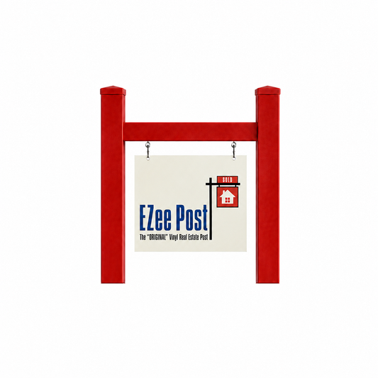 Scottsdale Real Estate Sign Post - Red - EZee Post