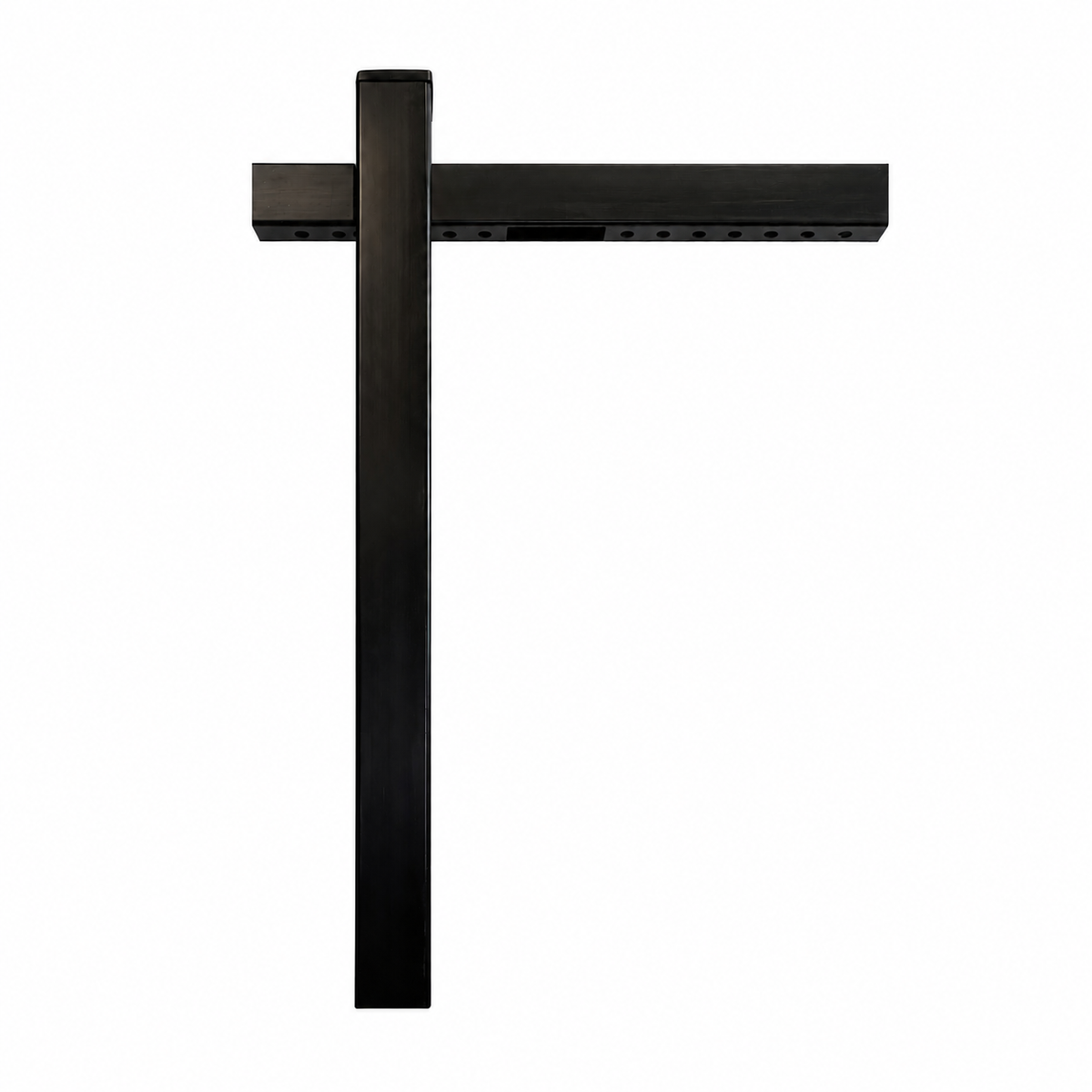 Classic 2-Piece Real Estate Sign Post - Black - EZee Post