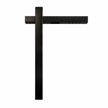 Classic 2-Piece Real Estate Sign Post - Black - EZee Post