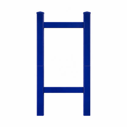 Double 2-Piece Real Estate Sign Post - Blue - EZee Post