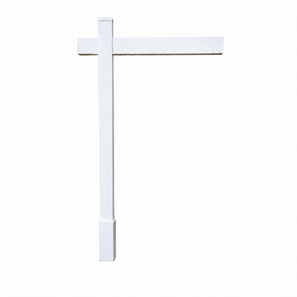 For Sale By Owner Real Estate Sign Post Kit - White