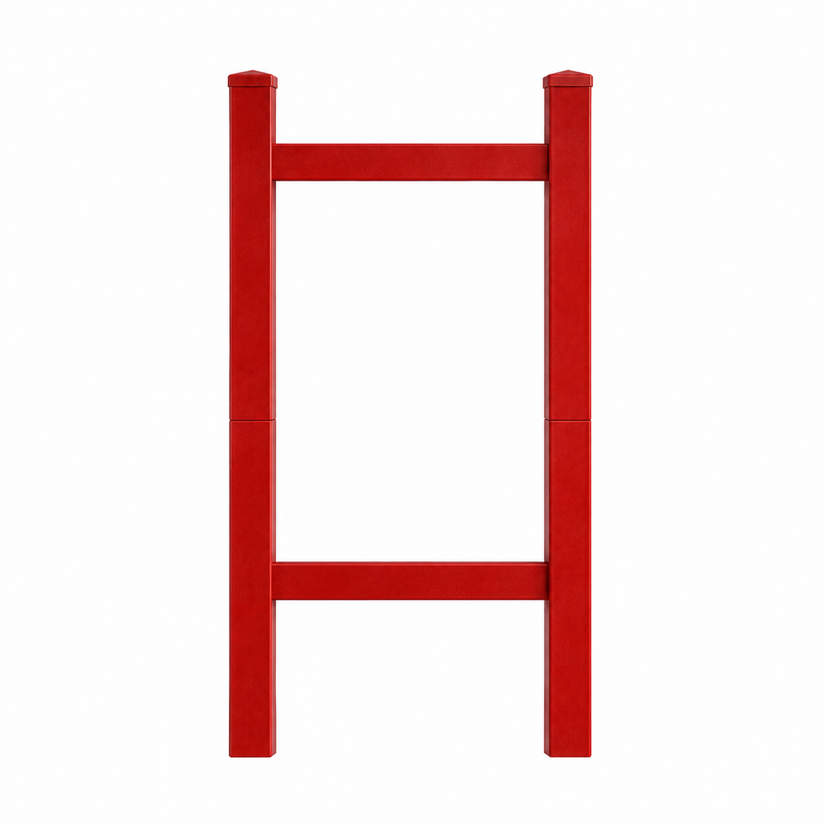 Double 2-Piece Real Estate Sign Post - Red - EZee Post