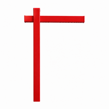 Classic 2-Piece Real Estate Sign Post - Red - EZee Post