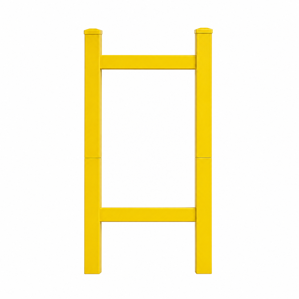 Double 2-Piece Real Estate Sign Post - Yellow - EZee Post