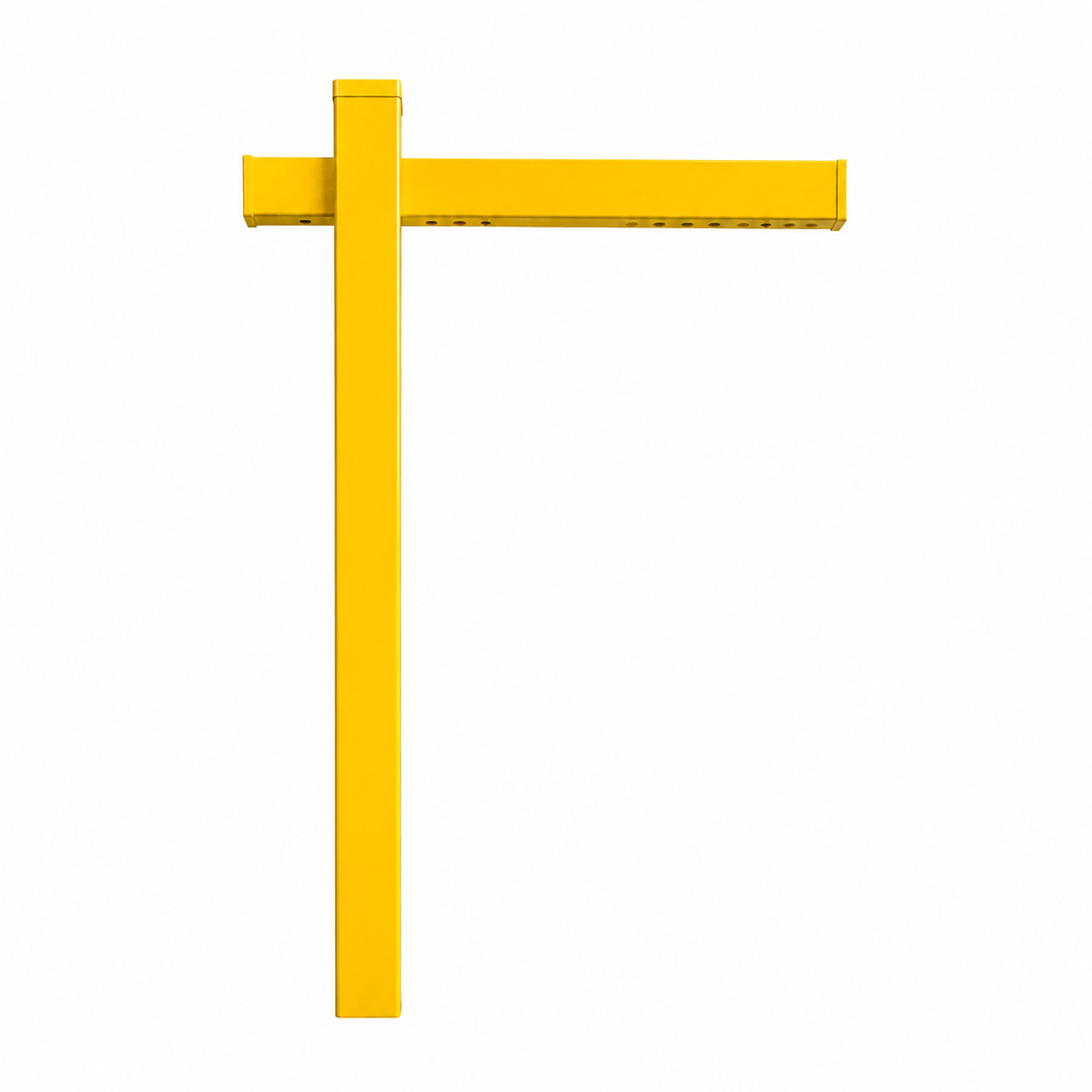 Classic 2-Piece Real Estate Sign Post - Yellow - EZee Post