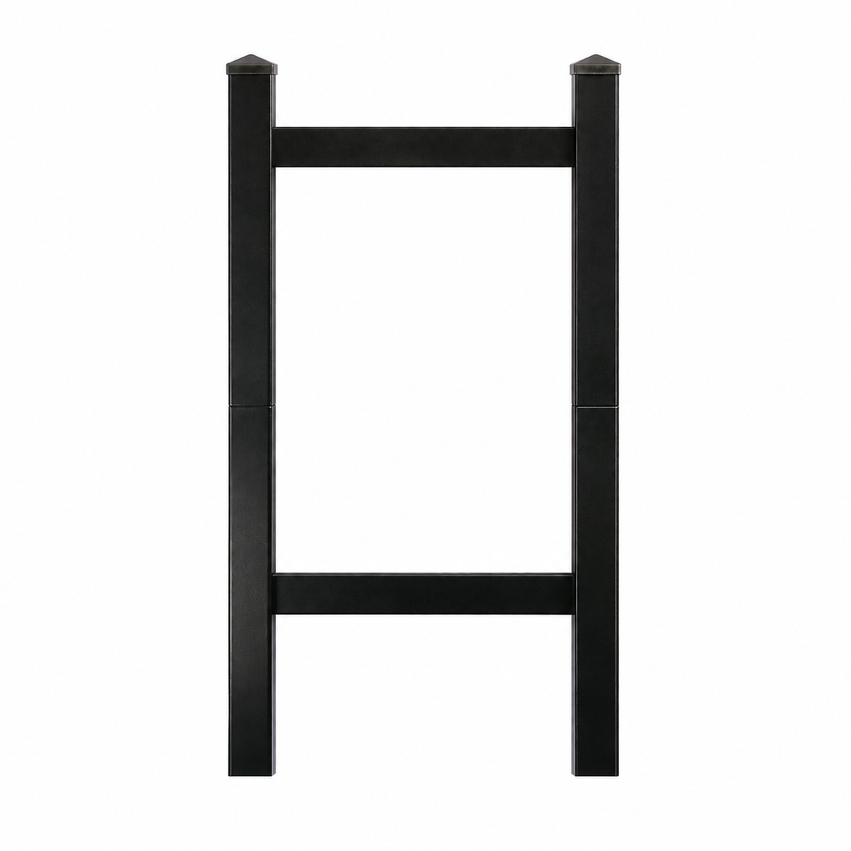Double 2-Piece Real Estate Sign Post - Black - EZee Post
