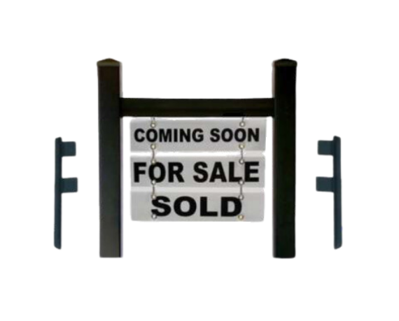 Scottsdale Real Estate Yard Sign Post - Black