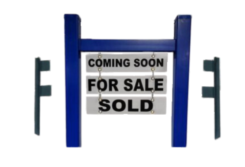 Scottsdale Real Estate Yard Sign Post - Blue