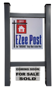 Double Eagle Real Estate Yard Sign Post - Gray