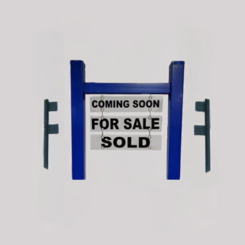 Scottsdale Real Estate Yard Sign Post (Riders Included) - Blue