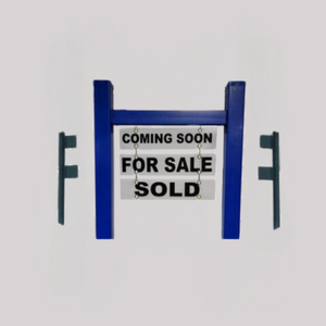 Scottsdale Real Estate Yard Sign Post (Riders Included) - Blue