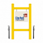 Double 2-Piece Real Estate Sign Post - Yellow - EZee Post