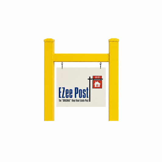 Scottsdale Real Estate Sign Post - Yellow - EZee Post