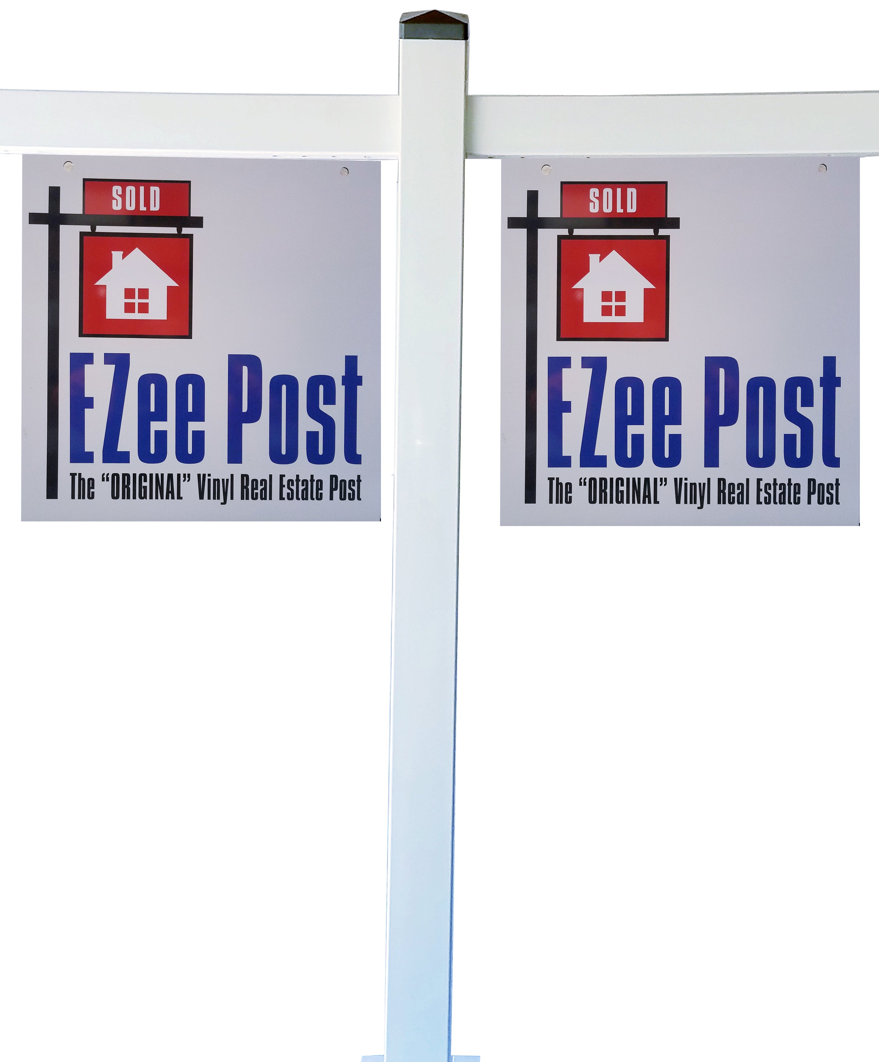 Corcovado Real Estate Yard Sign Post, White